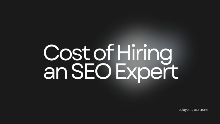 Cost of Hiring an SEO Expert